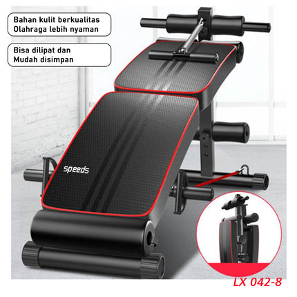 SPEEDS SIT UP BENCH BOARD 2 in 1 SIX PACK BOARD FITNESS EQUIPMENT Dumbbell Bench Equipment 042-8