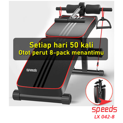 SPEEDS SIT UP BENCH BOARD 2 in 1 SIX PACK BOARD FITNESS EQUIPMENT Dumbbell Bench Equipment 042-8