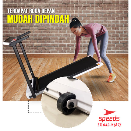 SPEEDS Treadmill Elektrik Tredmil Listrik 2.0 Mesin Lari Alat Olahraga Gym Fitness 042-9