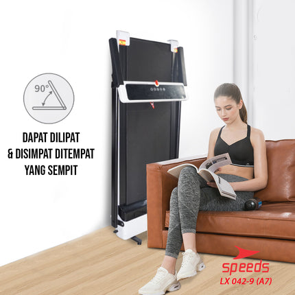 SPEEDS Treadmill Elektrik Tredmil Listrik 2.0 Mesin Lari Alat Olahraga Gym Fitness 042-9