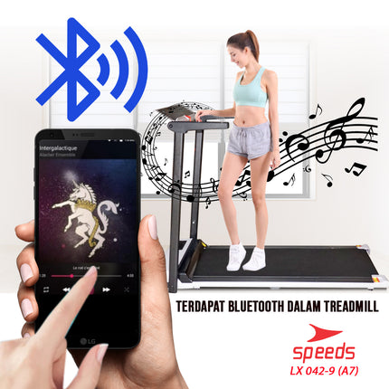 SPEEDS Treadmill Elektrik Tredmil Listrik 2.0 Mesin Lari Alat Olahraga Gym Fitness 042-9