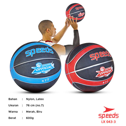 SPEEDS Bola Basket Olahraga Basketball Original 9900 LX 043-3
