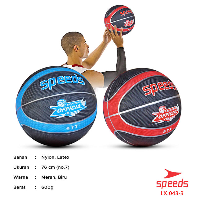 SPEEDS Bola Basket Olahraga Basketball Original 9900 LX 043-3