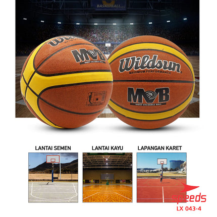 SPEEDS Basketball Sports Basketball Rubber LX 043-4