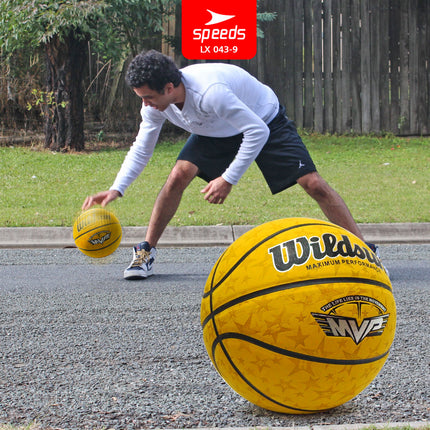 SPEEDS Bola Basket 76cm Olahraga Basketball Original Natural Rubber 043-9