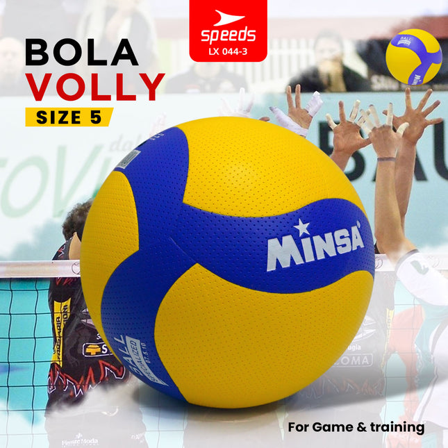SPEEDS Bola Voli Voley Voli Size 5 Volleyball Voly Lapangan Bola Ukuran 5 FIVB Pantulan Volley Olahraga 044-3