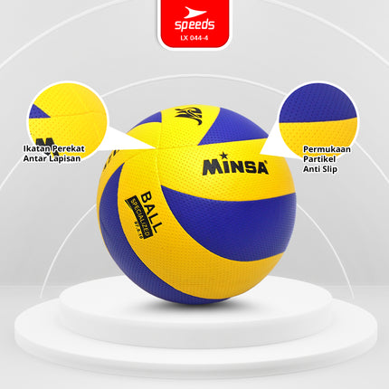 SPEEDS Volleyball Size 5 Original Volleyball Sports Beach Volleyball Court Ball Size 5 FIVB Strong Bounce 044-4