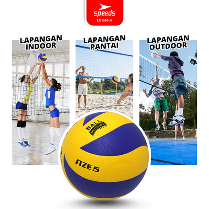 SPEEDS Volleyball Size 5 Original Volleyball Sports Beach Volleyball Court Ball Size 5 FIVB Strong Bounce 044-4
