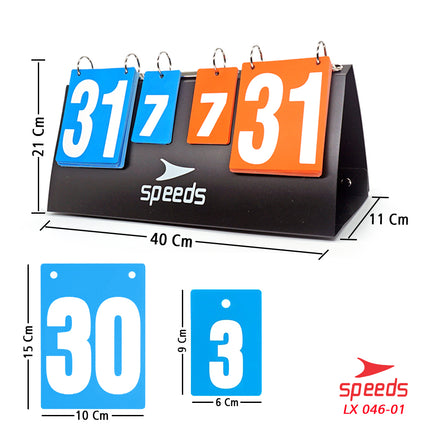 SPEEDS Score Board / Papan Skor untuk Futsal / Sepak Bola, DLL. Original Import berkualitas 046-1