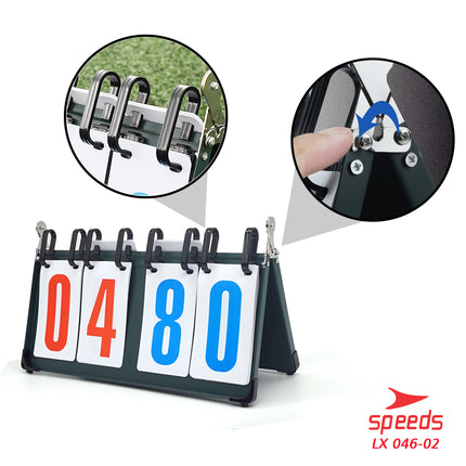 SPEEDS Score Board / Papan Skor 4 digit untuk Futsal / Sepak Bola, Original Import berkualitas 046-2