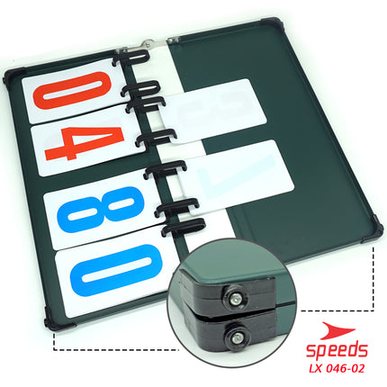 SPEEDS Score Board / Papan Skor 4 digit untuk Futsal / Sepak Bola, Original Import berkualitas 046-2