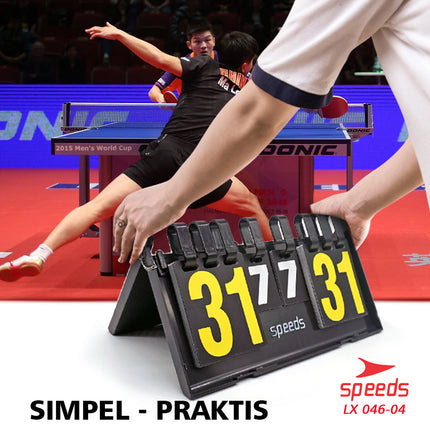 SPEEDS Score Board / Papan Skor / Papan Score 4 Digit Portable Untuk Olahraga LX 046-4