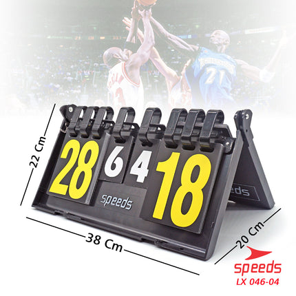 SPEEDS Score Board / Papan Skor / Papan Score 4 Digit Portable Untuk Olahraga LX 046-4