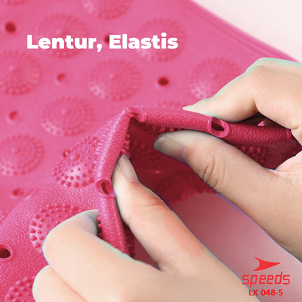 SPEEDS Keset Kaki Anti Slip Bath Mat Keset Kamar Mandi Serap Air Tidak Licin Karpet PVC 048-5