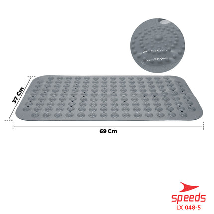 SPEEDS Keset Kaki Anti Slip Bath Mat Keset Kamar Mandi Serap Air Tidak Licin Karpet PVC 048-5