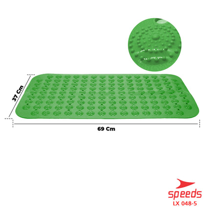 SPEEDS Keset Kaki Anti Slip Bath Mat Keset Kamar Mandi Serap Air Tidak Licin Karpet PVC 048-5