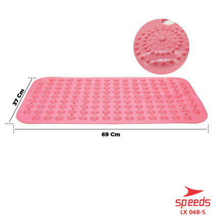 SPEEDS Keset Kaki Anti Slip Bath Mat Keset Kamar Mandi Serap Air Tidak Licin Karpet PVC 048-5