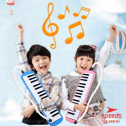SPEEDS Pianika Mainan  Anak Murah Piano Mini Mainan 3 Warna Dapat Tas Pianika 049-1
