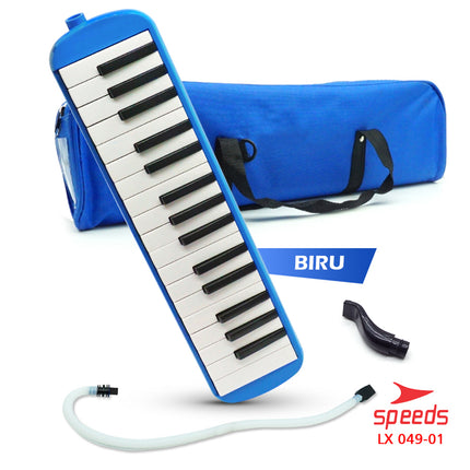 SPEEDS Pianika Mainan  Anak Murah Piano Mini Mainan 3 Warna Dapat Tas Pianika 049-1