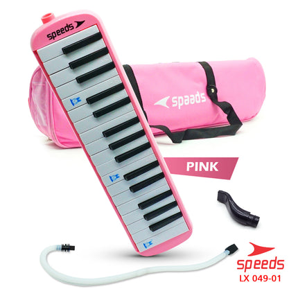 SPEEDS Pianika Mainan  Anak Murah Piano Mini Mainan 3 Warna Dapat Tas Pianika 049-1