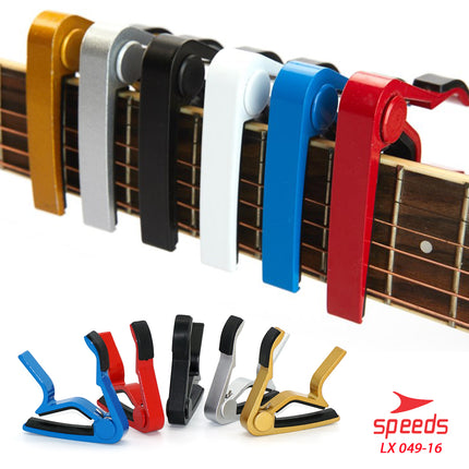 SPEEDS Alat Musik Capo Gitar Bahan Alumunium Alloy Untuk Gitar / Bass / Ukulele 049-16