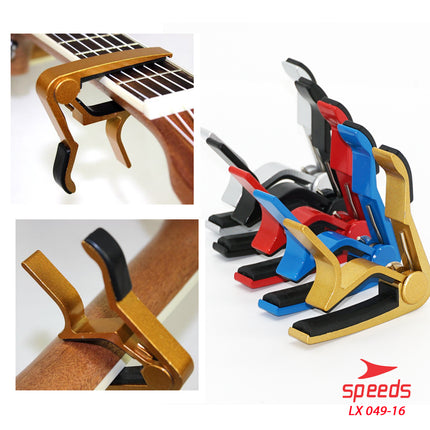 SPEEDS Alat Musik Capo Gitar Bahan Alumunium Alloy Untuk Gitar / Bass / Ukulele 049-16