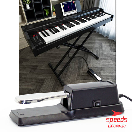 SPEEDS Alat Musik Sustain Pedal Universal Untuk Keyboard Piano Elektrik Synthesizer Digital 049-20
