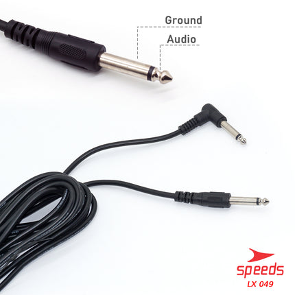 SPEEDS Kabel Jack Gitar Listrik Alat Musik Kabel Aux Cable Audio Kabel Salon Speaker 049-21