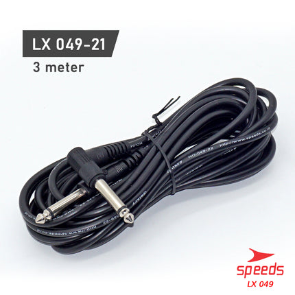 SPEEDS Kabel Jack Gitar Listrik Alat Musik Kabel Aux Cable Audio Kabel Salon Speaker 049-21