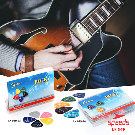 SPEEDS Pick Gitar Alat Musik Celluloid Murah Pemetik Gitar Akustik 0.46, 0.71, 0.96 mm 049-23