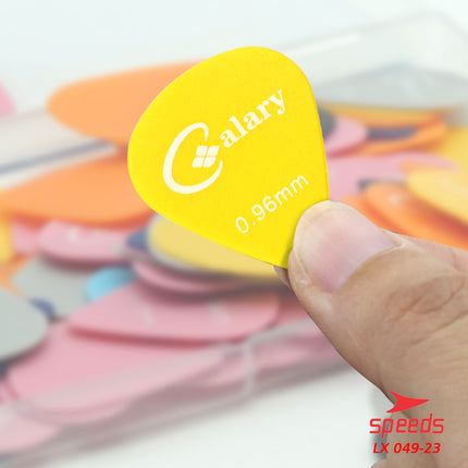 SPEEDS Pick Gitar Alat Musik Celluloid Murah Pemetik Gitar Akustik 0.46, 0.71, 0.96 mm 049-23