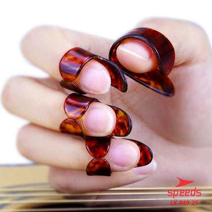 SPEEDS Pick Gitar Alat Musik Pick Finger Celluloid Pemetik Gitar Akustik 049-25
