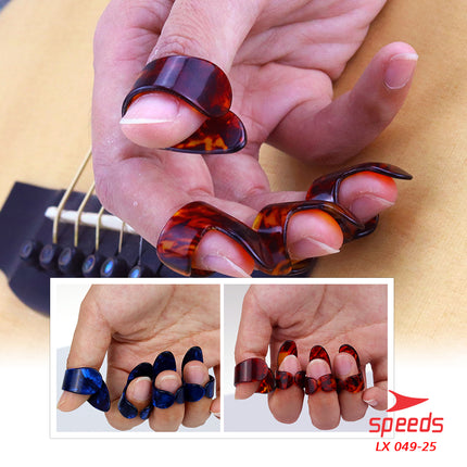 SPEEDS Pick Gitar Alat Musik Pick Finger Celluloid Pemetik Gitar Akustik 049-25
