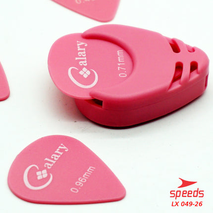 SPEEDS Alat Musik Pick Gitar Pick Holder Tempat Pick Gitar/Bass Tempel 049-26