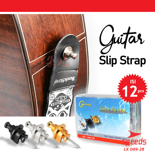 SPEEDS Strap Lock Guitar Pin Guitar Strap Lock Guitar Pin 049-28