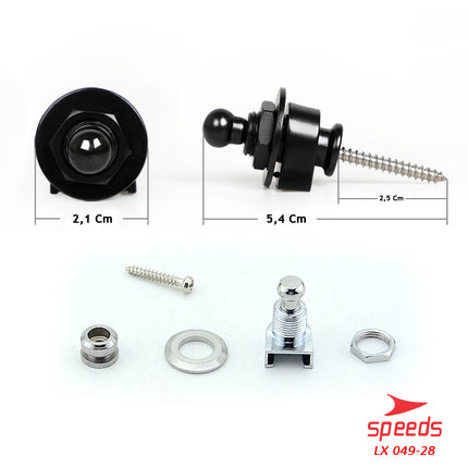 SPEEDS Strap Lock Guitar Pin Guitar Strap Lock Guitar Pin 049-28