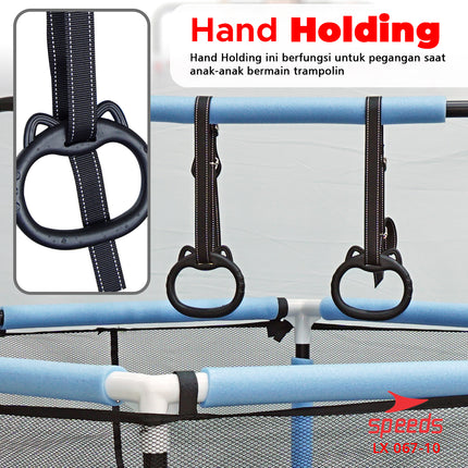 SPEEDS Mainan Anak Trampoline Anak Mainan Lompat Jump Olahraga Fitness 067-10