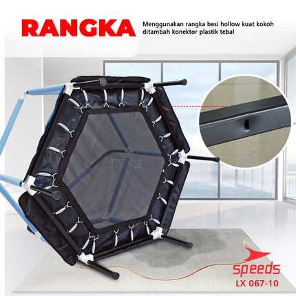 SPEEDS Mainan Anak Trampoline Anak Mainan Lompat Jump Olahraga Fitness 067-10