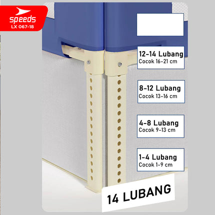 SPEEDS Baby Safety Bed Guard Baby Bedrail Fence Pagar Pengaman Pembatas Kasur Bed Rail Tempat Tidur Ranjang Bayi Balita Anak Bedguard Box 78-98cm Portable 067-18