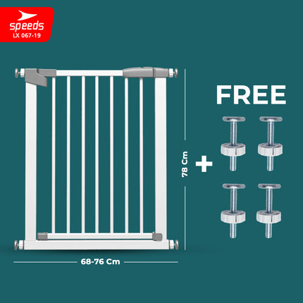 SPEEDS Baby Safety Gate Pagar Pintu Bayi Pagar Pengaman Bayi Pembatas Bayi Anak Tangga Dapur Kamar Mandi Safe Gate 180 Derajat 067-19