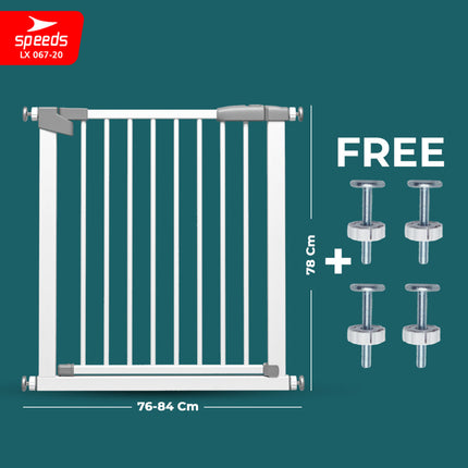 SPEEDS Baby Safety Gate Pagar Pintu Bayi Pagar Pengaman Bayi Pembatas Bayi Anak Tangga Dapur Kamar Mandi Safe Gate Keluarga 067-20