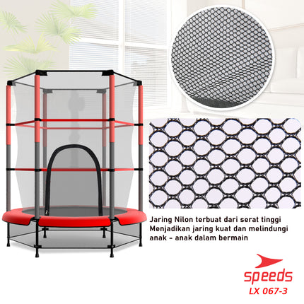 SPEEDS Trampolin 55  Trampoline Mainan Jump Lompat 067-3