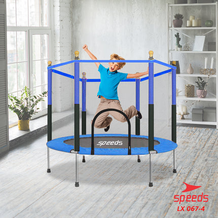 SPEEDS Trampoline Trampolin Speeds 55" 140cm Lompat Trampolin Jump Matras Fitness 067-4