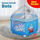 SPEEDS Kolam Mandi Bola Anak Playpen Anak Mini Kelambu Bayi Mainan Anak Dengan Jaring Net 067-5