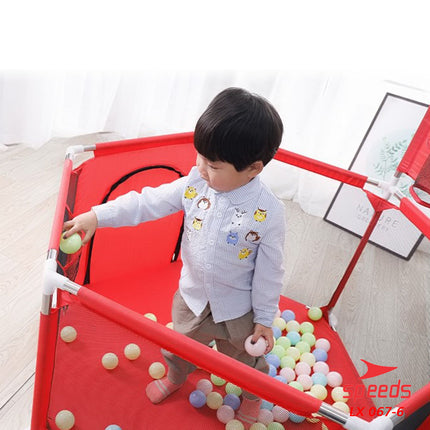 SPEEDS Kolam Mandi Bola Keranjang Mandi Bola Mainan Tenda anak Playpen 067-6