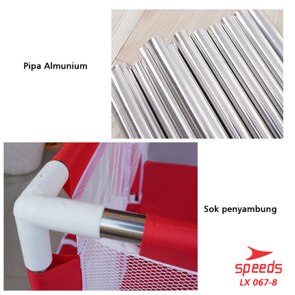 SPEEDS Kolam Mandi Bola Keranjang Mandi Bola Mainan Tenda anak Playpen 067-8