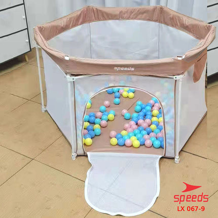 SPEEDS Kolam Mandi Bola Lipat Anak Playpen Anak Mini Kelambu Bayi Mainan Anak Dengan 067-9