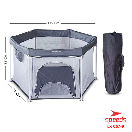 SPEEDS Kolam Mandi Bola Lipat Anak Playpen Anak Mini Kelambu Bayi Mainan Anak Dengan 067-9