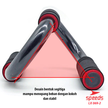 SPEEDS Push Up Stand Bar Alat Bantu Push Up Bar Untuk Olahraga Fitness Push Up 069-2