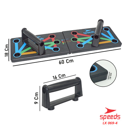 SPEEDS Push Up Stand Push Up Board Alat Bantu Push Up Push Up Handles Fitness Olahraga 069-4